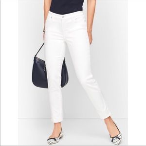 Talbots Simply Flattering 5-Pocket White Jeans size 16 women